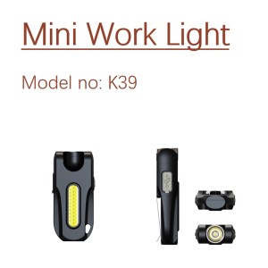 Gbigbe Multifunctional Iru-C Gbigba agbara COB Mini Ise Light